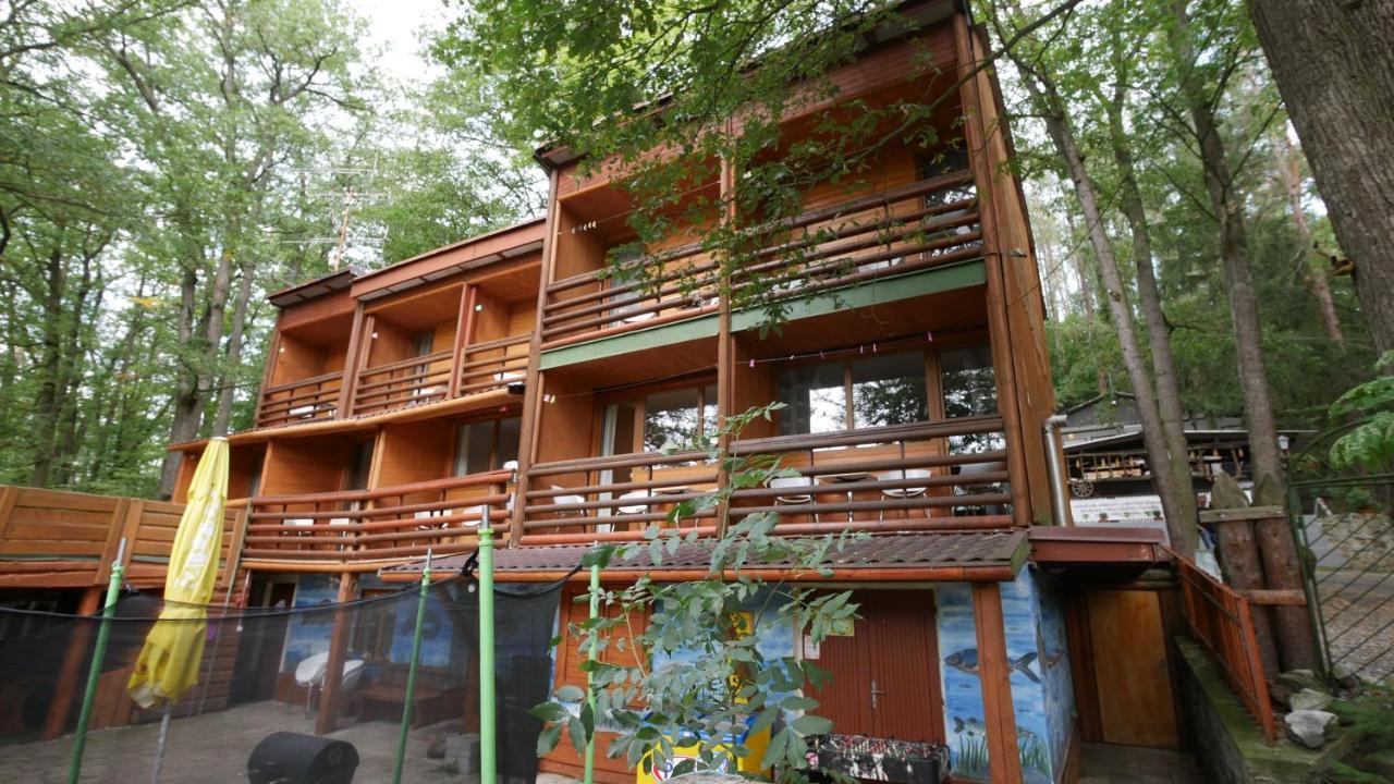 Hotel Chata U Rybare Bítov Exterior foto
